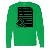  Long Sleeve T Shirt with Left Chest and Full Back print - Package Deal Thumbnail