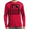 Long Sleeve PosiCharge ® Moisture Wicking Competitor Tee Thumbnail